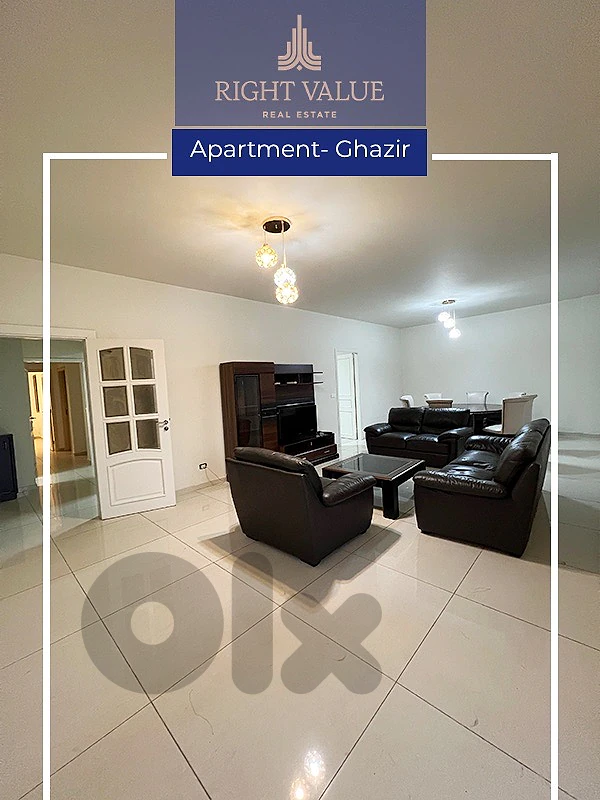 APARTMENT FOR RENT IN GHAZIR    شقة للايجار في غزير