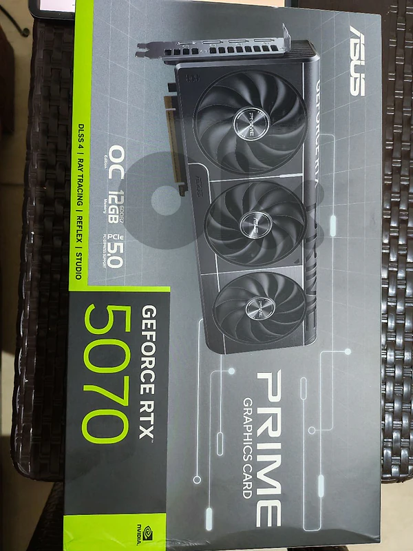ASUS Prime GeForce RTX 5070 White OC Edition 12GB GDDR7