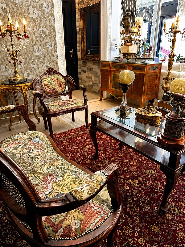 “Antique French salon