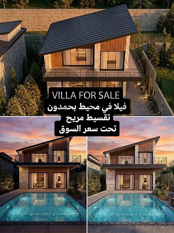Payment Plan I Villa for sale in Bhamdoun region