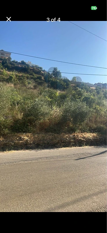 848/1456m land zone 25/50 residential 2/3 floors Btalloun Bhamdoun