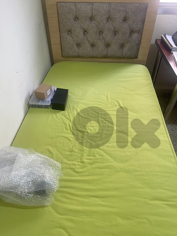 bed with table