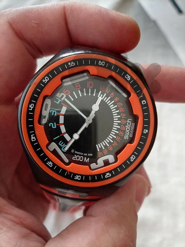 Extremely rare Vintage diver Arancione scuba swatch in great condition