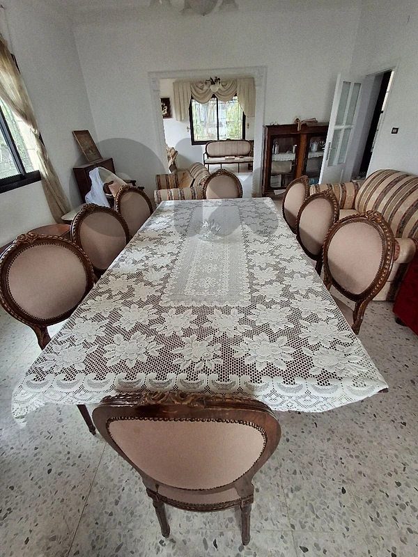 Antique Dining table with chairs