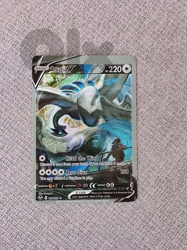 Lugia V pokemon card