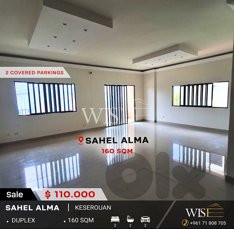 🏠 160 SQM Duplex for SALE in Sahel Alma!