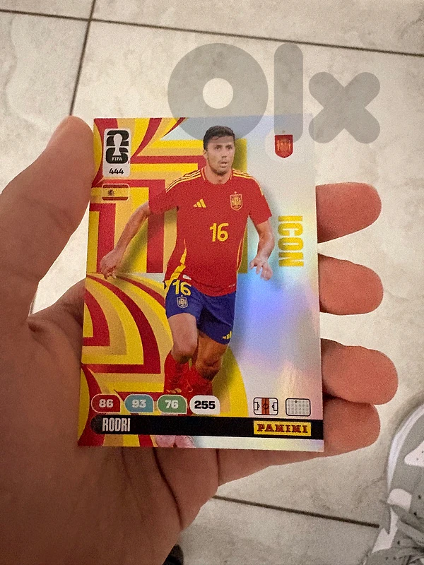 Panini Adrenalyn XL FIFA World Cup Rodri #444 Spain Icon Card
