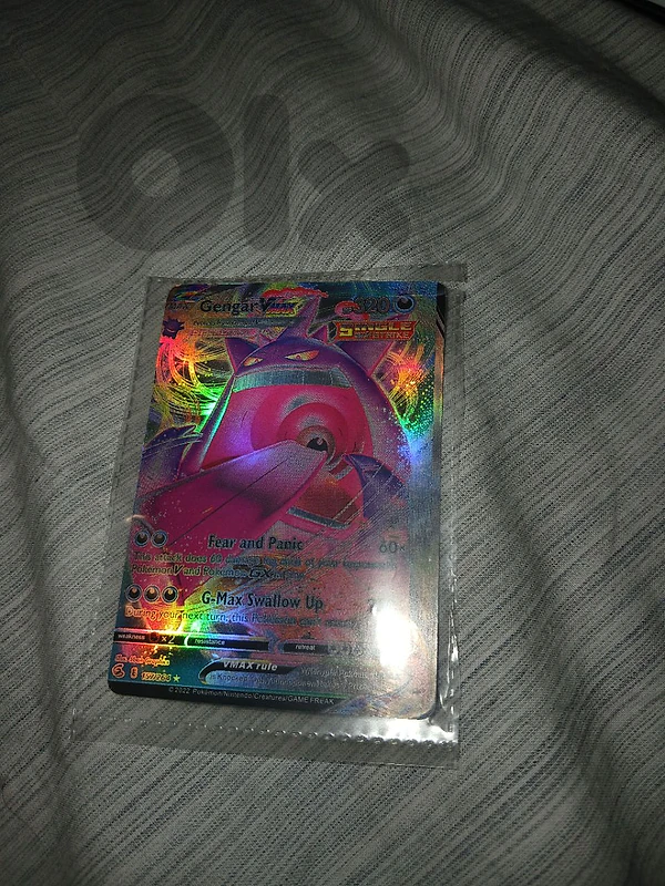 gengar-vmax oficially verified by tcg. ai graded psa 9.100%negotiable