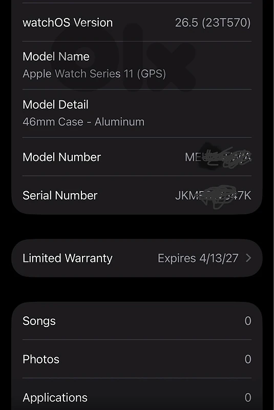 Apple watch Series 11 46 mm