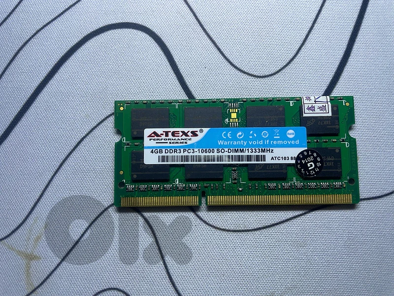 4GB DDR3 1333MHz Laptop RAM – PC3-10600 SO-DIMM