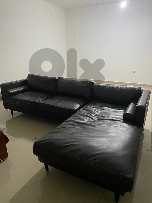 black couch