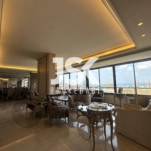 L22103 Duplex with Panoramic Views For Sale in Bechara El Khoury