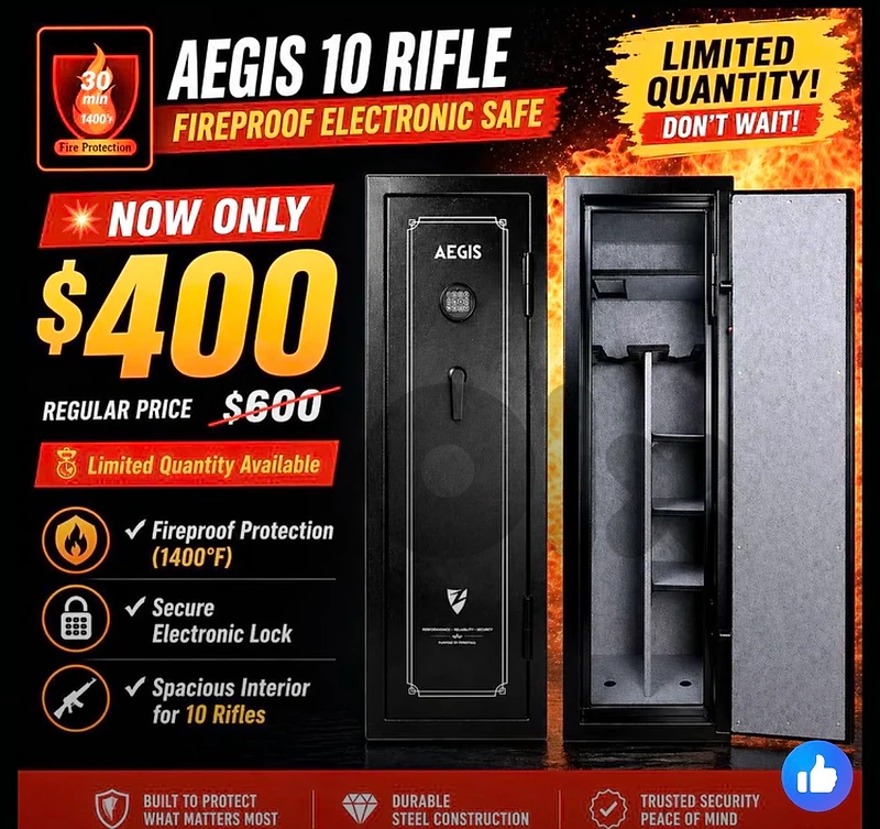 Aegis Fireproof Safe Box