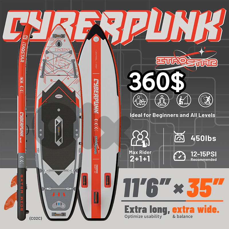 SUP Board paddle board iTAOSTAR / CyberPunk boat حسكة