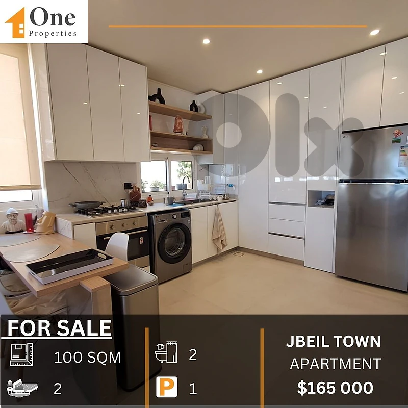 APARTMENT FOR SALE IN JBEIL TOWN