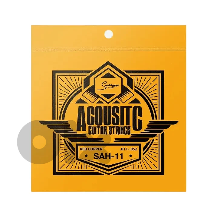 Smiger SAH-11 Acoustic Guitar Strings – Bright Tone & Durable Steel Co