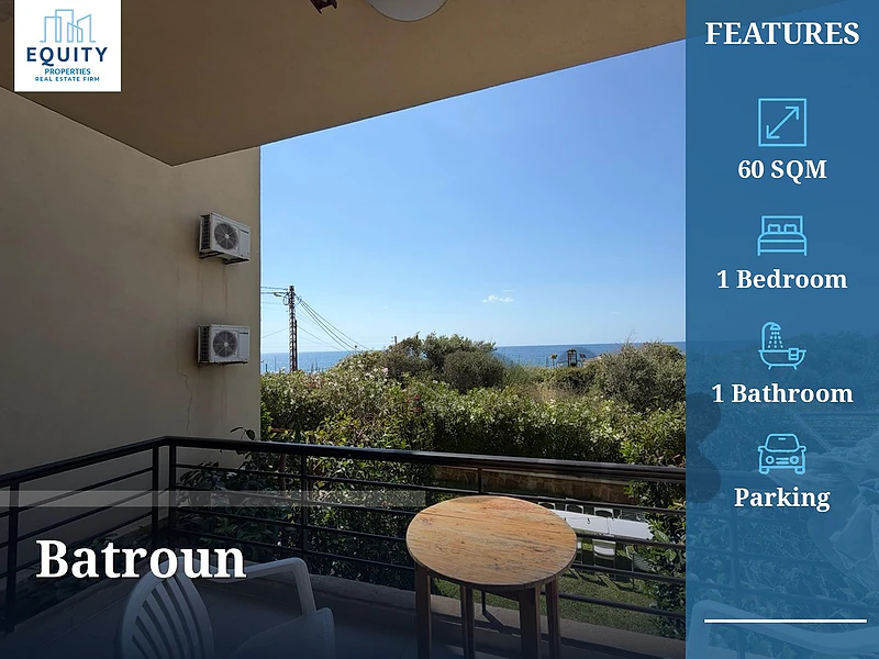 Furnished 60 SQM Apartment For Rent In Batroun #CT4898