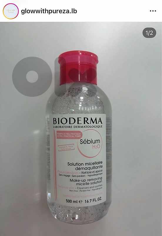 original Bioderma Makeup Removing Solution 500ml