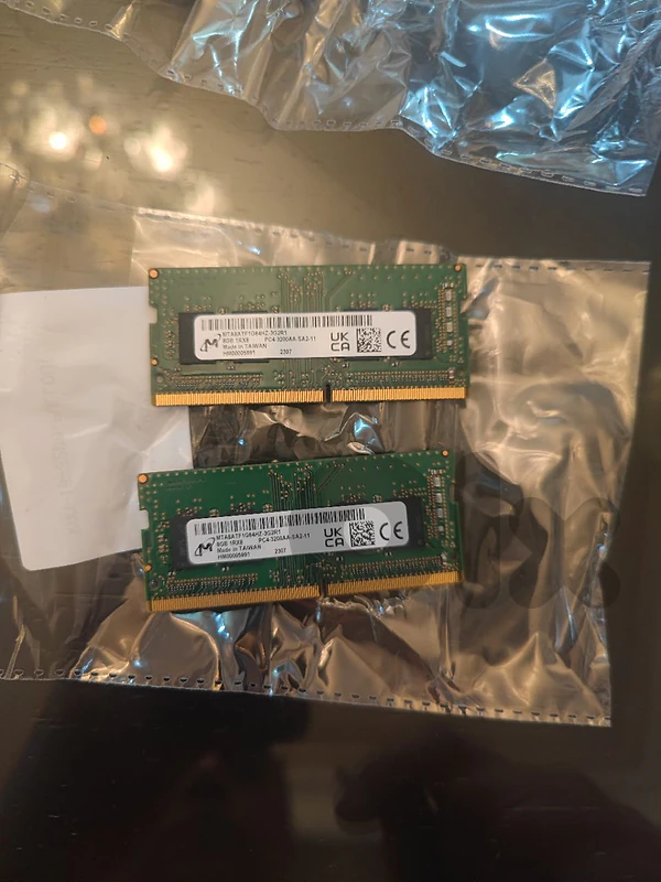 DDR4 Ram 8 x 2 = 16 Gb