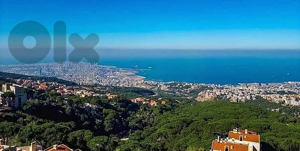 Prime location land for sale in Roumieh | open view