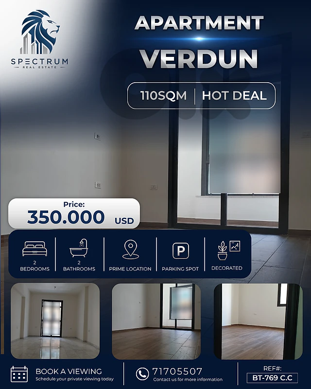 VERDUN PRIME LOCATION HIGHEND FINISHING (110SQ) , (BT-769)