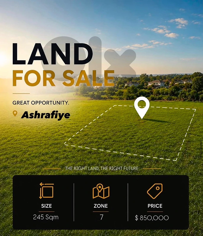GREAT OPPORTUNITY!! Land For Sale in Achrafieh