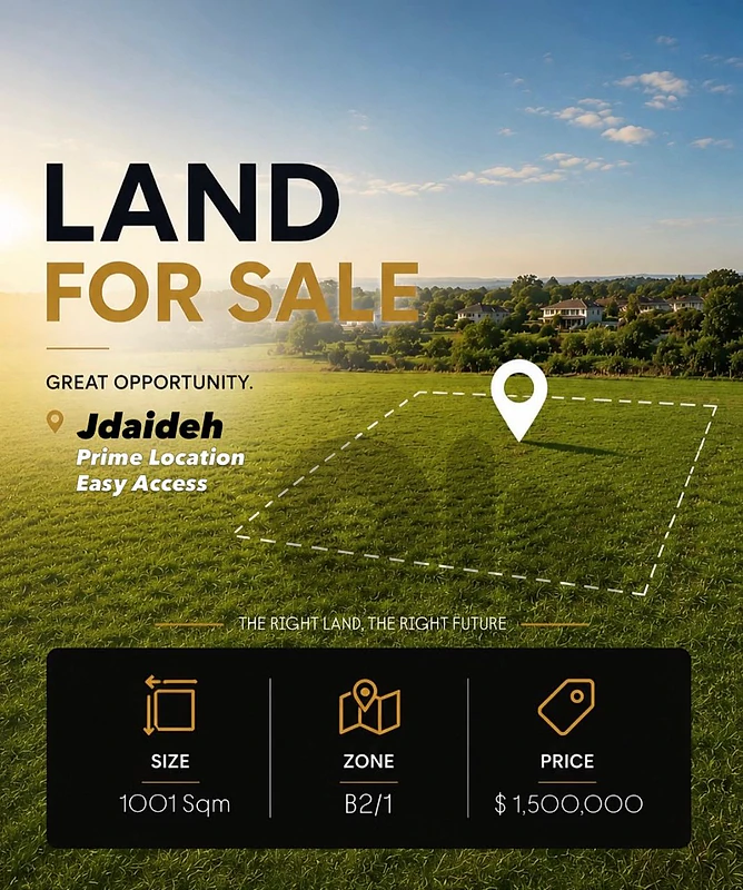 Prime Location Land For Sale in Jdaide