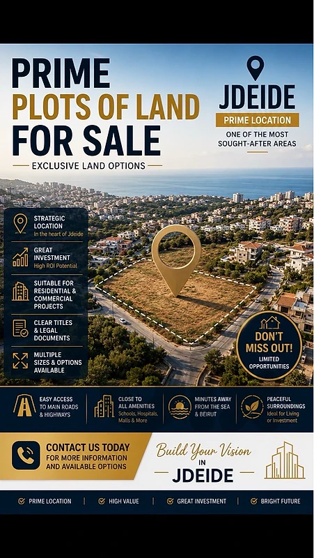 Prime Lands In Jdeide For Sale