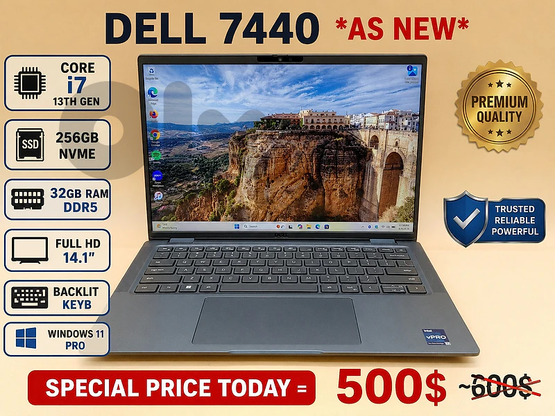 DELL 7440   core i7 13th 32GB  RAM