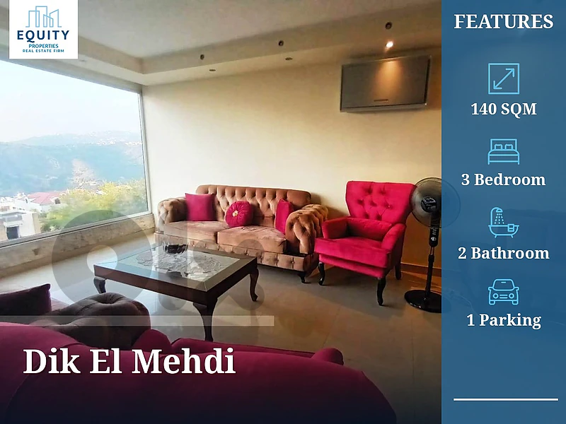 Furnished 140 SQM Apartment For Rent In Dik El Mehdi #CK5230