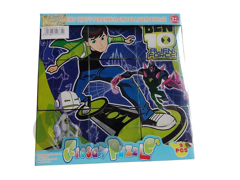 educational toys puzzle Ben 10 cubes