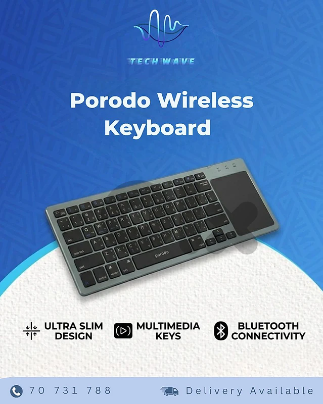 Porodo wireless Keyboard