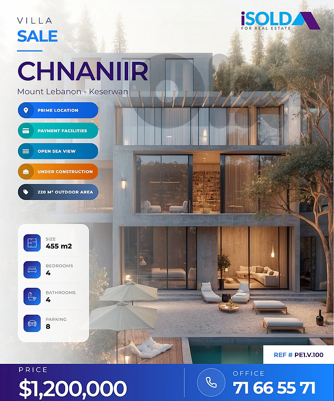 Prime Location Villas Under Construction for Sale in Chnaniir