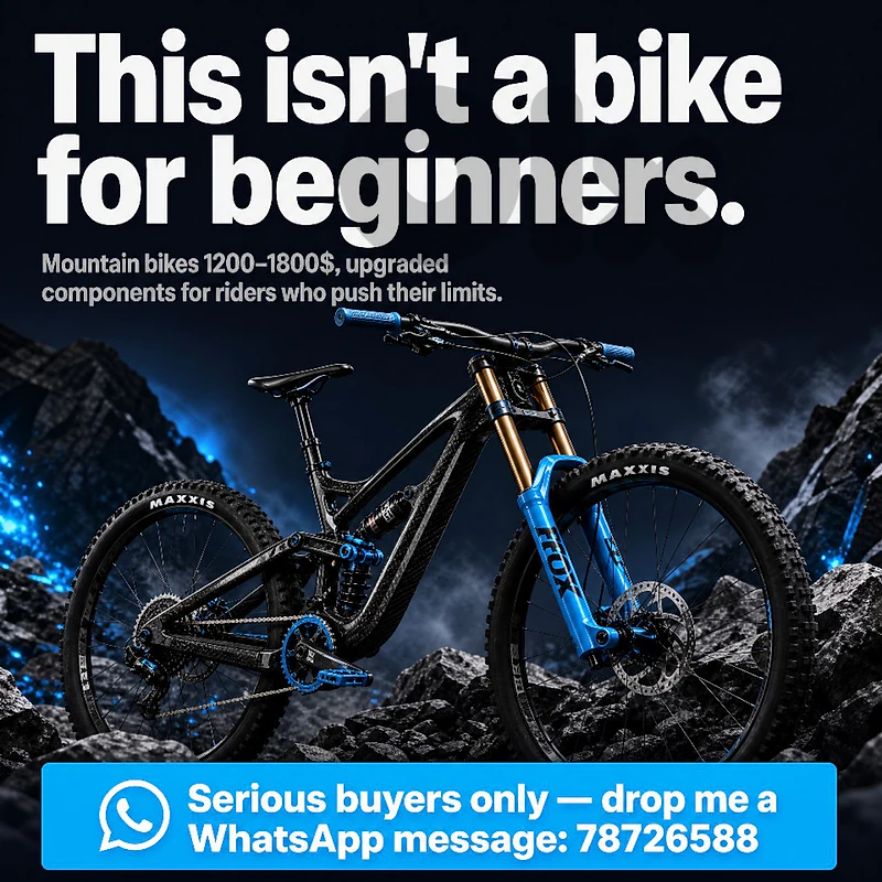 mountain bikes