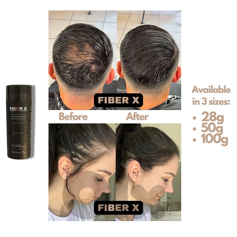 Fiber X hair fibers