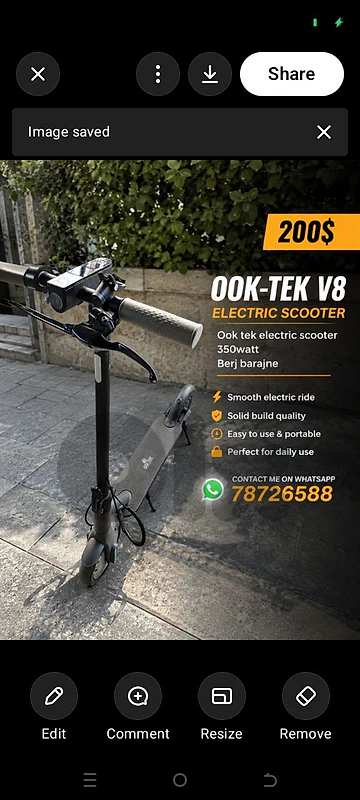 electric scooter