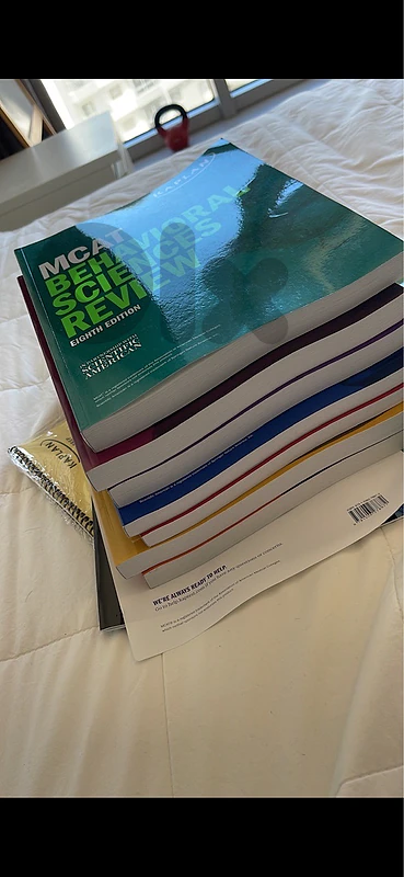 MCAT kaplan books set