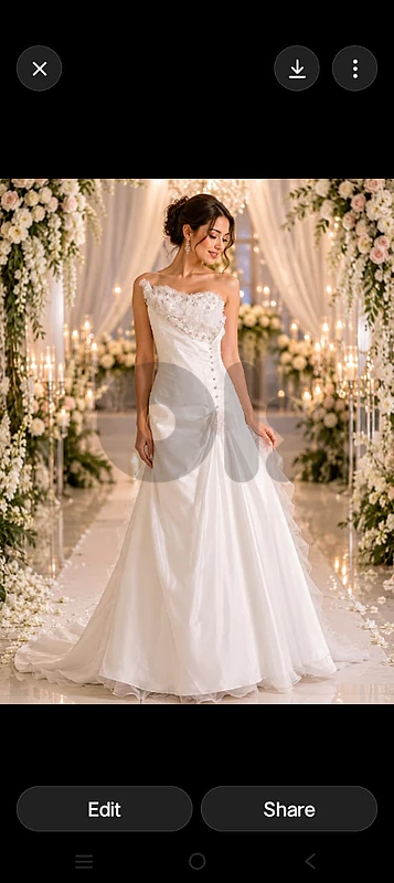 wedding dress for bride