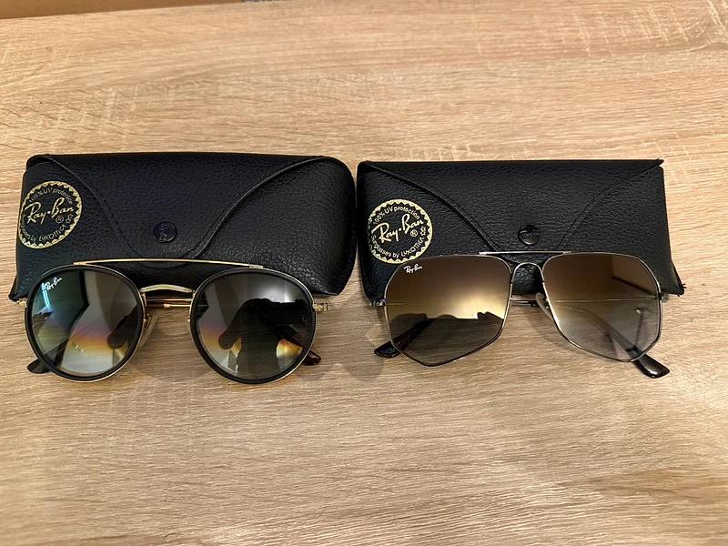 rayban used like new no scratches used 5 times