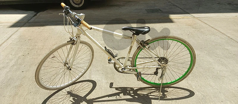 clean used bicycle