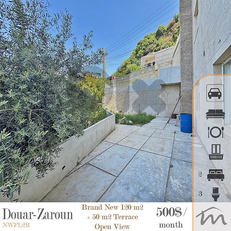 Douar - Zaroun | Brand New 120m² + 50m² Terrace | Prime Mountain Home