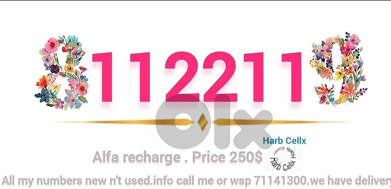 Special Number &price Alfa recharge