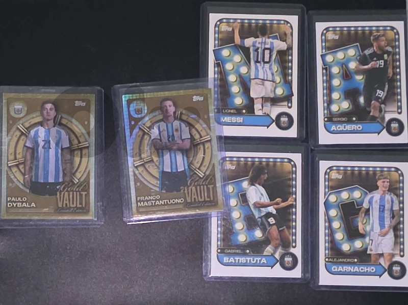 2026 Topps Argentina  (6 Cards) – Gold Vault & Name in Lights I