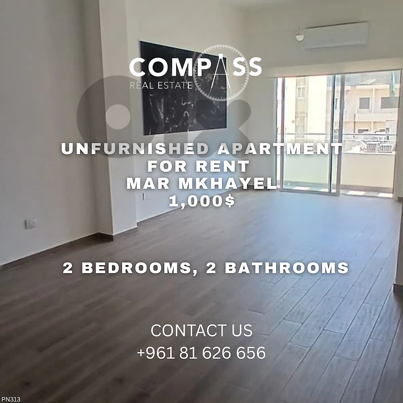 Unfurnished apartment fully renovated for rent in mar mkhayel