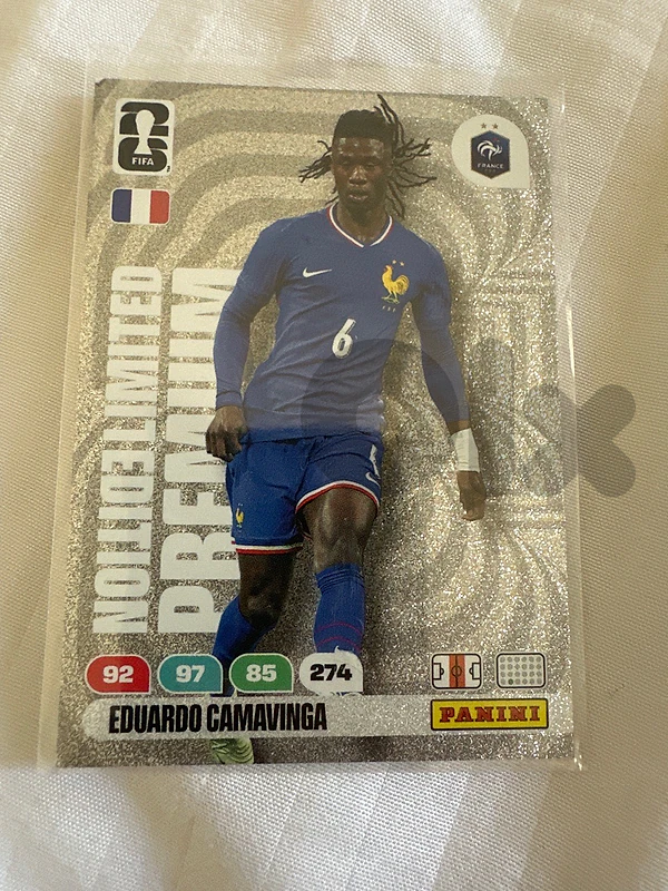 Eduardo Camavinga Premium Silver Card | Panini FIFA 2026
