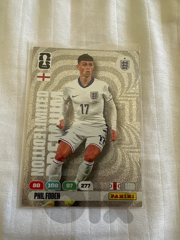 Phil Foden Premium Silver Card | Panini FIFA 2026