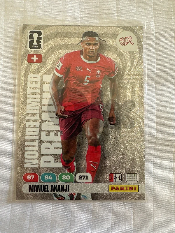 Manuel Akanji Premium Silver Card | Panini FIFA 2026