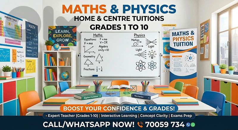 Maths and Physics teacher