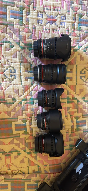 Samyang camera lenses