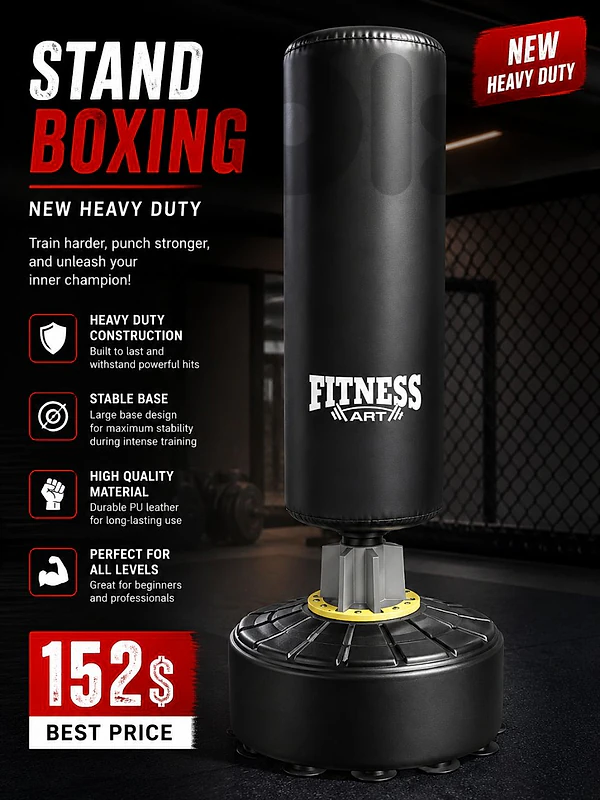 Stand boxing new heavy duty 152$